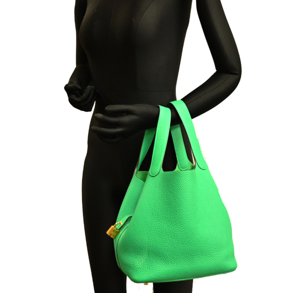 Hermes Herms Picotin Lock MM Z Stamp, 2021, Gold - Picture 9 of 10